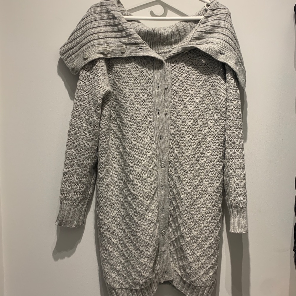 Sparrow by Anthropologie Gray knit sweater